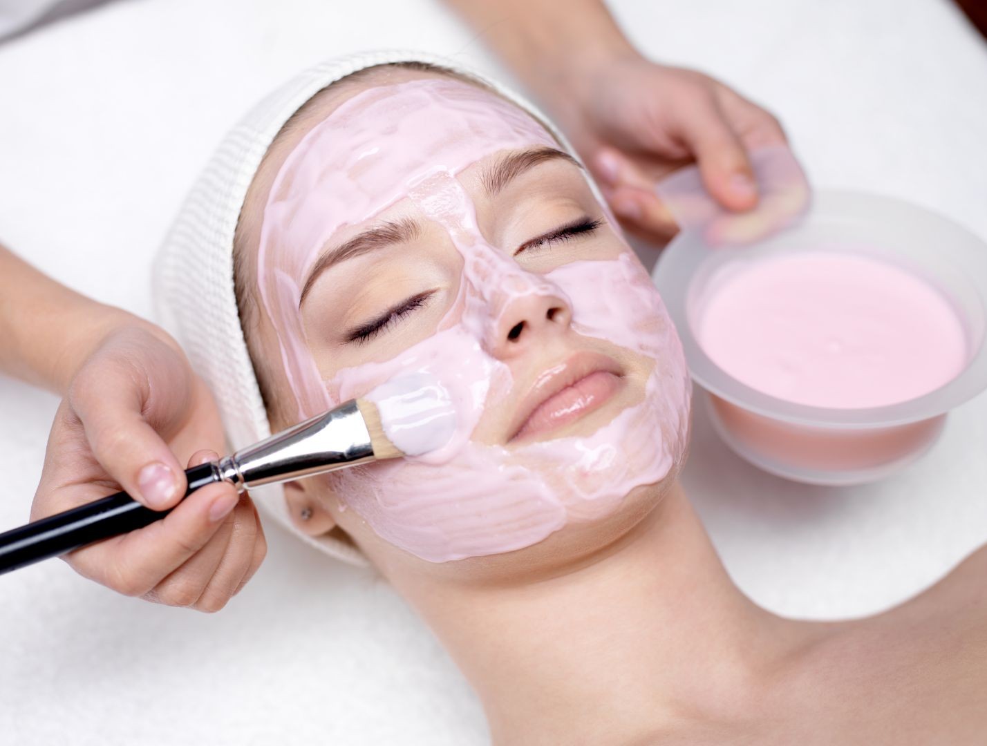 woman receiving age-defying treatment