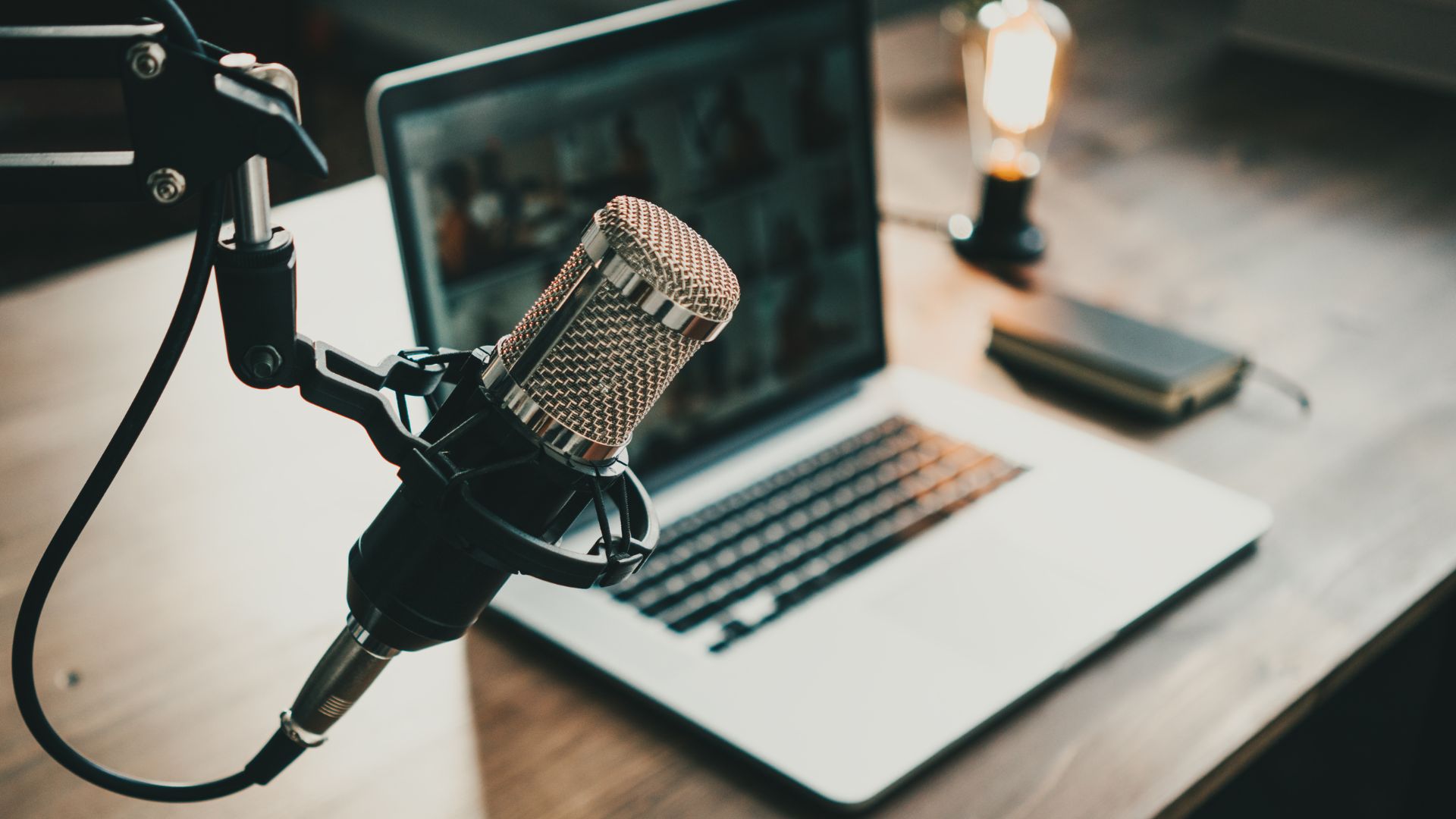 podcast setup