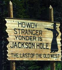 Image of sign showing Jackson Hole Activities